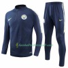 Manchester City Sweatshirts Anzüge Dunkelblau 2018-2019